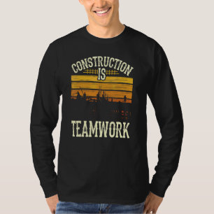 Byggnaden är arbetsplats för teamarbete t shirt