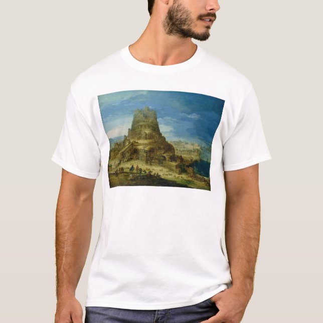 Byggnaden av torn av Babel Tee (Framsida)