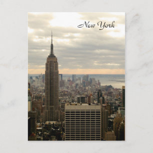 Byggnaden Empire state (Färg) Vykort
