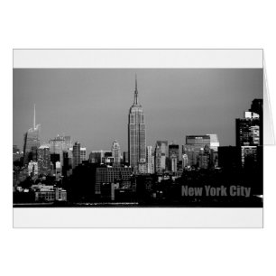 Byggnaden Empire state Hälsningskort
