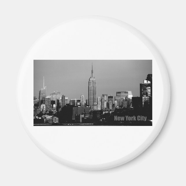 Byggnaden Empire state Magnet (Framsidan)