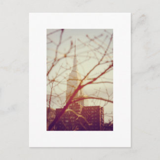 Byggnaden empire state, NYC Vykort