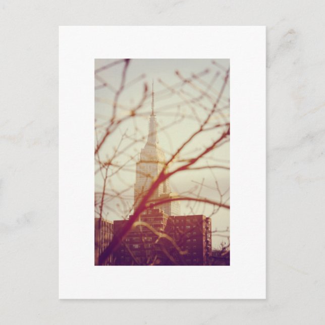 Byggnaden empire state, NYC Vykort (Framsida)