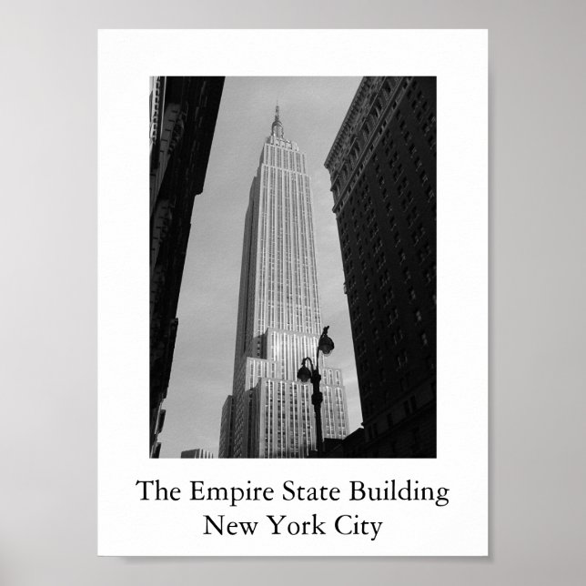 Byggnaden Empire state Poster (Framsidan)