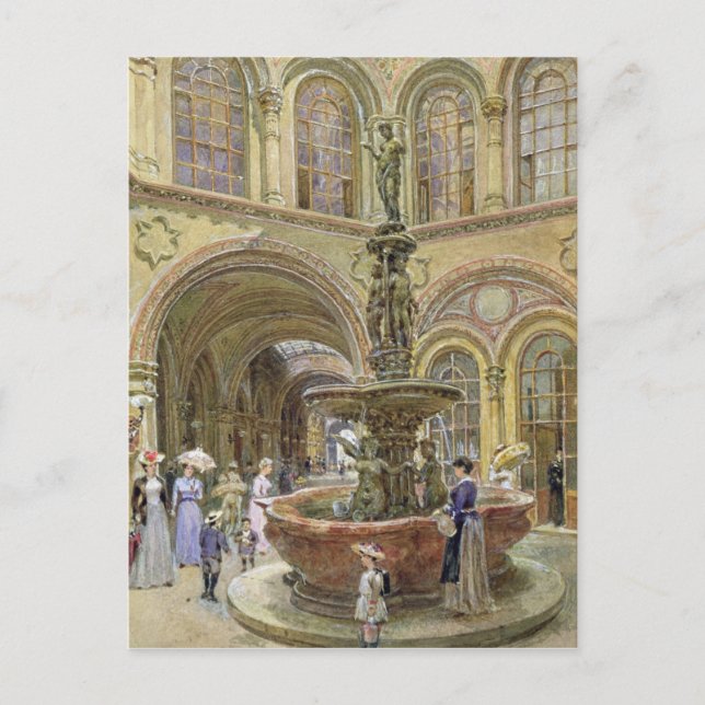 Byggnaden i Bank och Lagrar Exchange Vykort (Framsida)