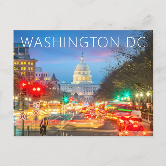 Byggnaden Washington DC Huvudstad Vykort (Framsida)