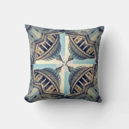 Byggnader för Digital konstcollage dämpar Kudde