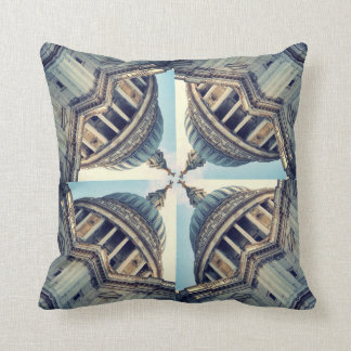 Byggnader för Digital konstcollage dämpar Kudde