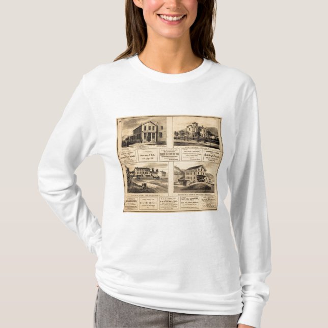 Byggnader olje- stad, Franklin, Tarr lantgård Tee (Framsida)