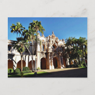 Byggnader på Prado i Balboa Park San Diego Vykort