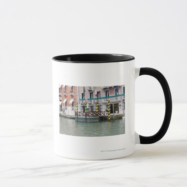 Byggnader på stranden i Venedig, italien Mugg (Höger)