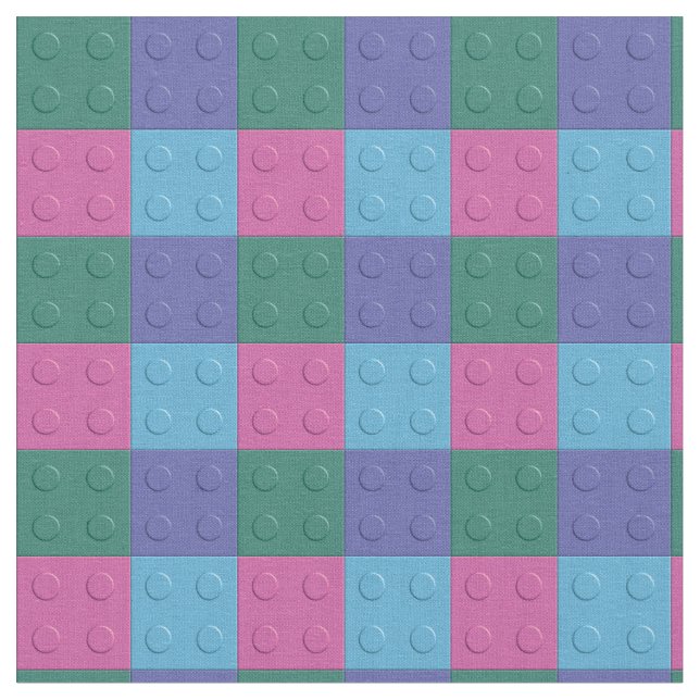 Byggnadkvarter och tegelstenar - flicka tyg (Närbild)