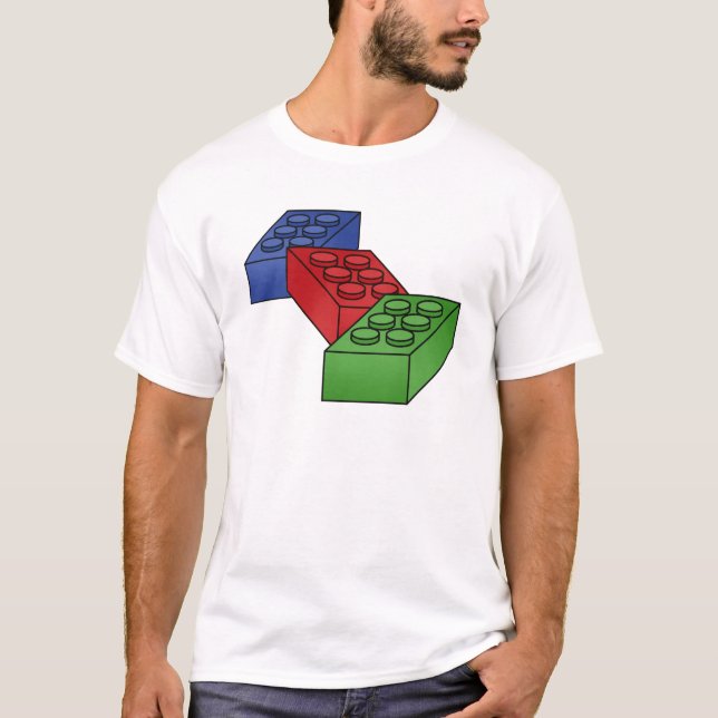 Byggnadkvarterillustration T Shirt (Framsida)