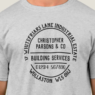 Byggnads Services Ingenjör T-Shirt