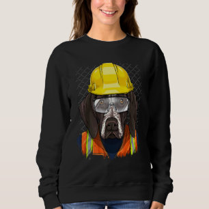 Byggnadsarbetare tysk korthårig pointer labrador t shirt