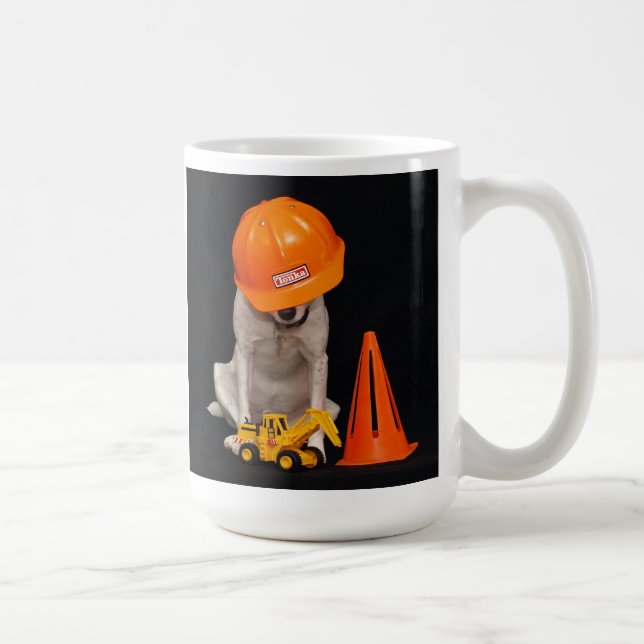 Byggnadsarbetarehund Kaffemugg (Höger)