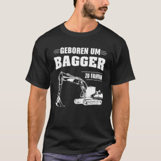 Byggnadsplats för grävmaskiner t shirt