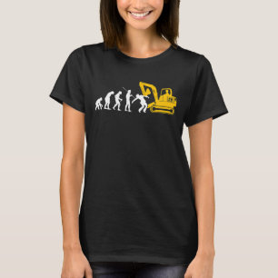 Byggnadsverk för Excavator Driver Excavator Guide T Shirt