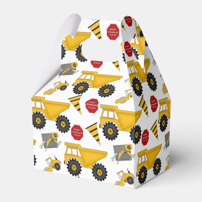 Byggnadsverk, Lastbilar, gipsruta, gablar Presentaskar (Baksidan Sidan)