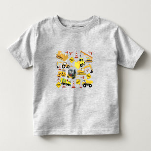 Byggnadsverk Lastbilar Mönster T Shirt