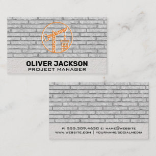 Byggnadsverk, Logotyp   Brick Wall Visitkort
