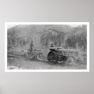 Byggnadvägar i Alaska 1916 Poster