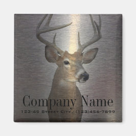 Byggnation av den westerna hjorten vid land i meta magnet