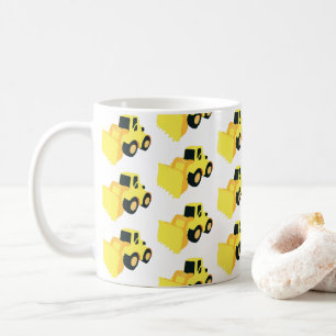 Byggnation av frontlastare Lastbil Kaffemugg