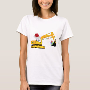 Byggnation av julgranen Lastbil T Shirt