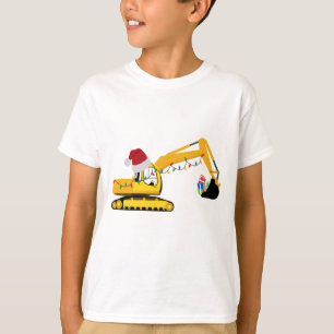 Byggnation av julgranen Lastbil T Shirt