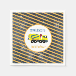 Byggnation av Lastbil i Lastbilar Pappersservett