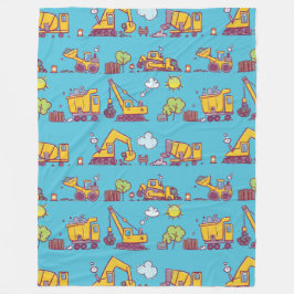 Byggnation av Roligt för barn och Fordon Fleecefilt