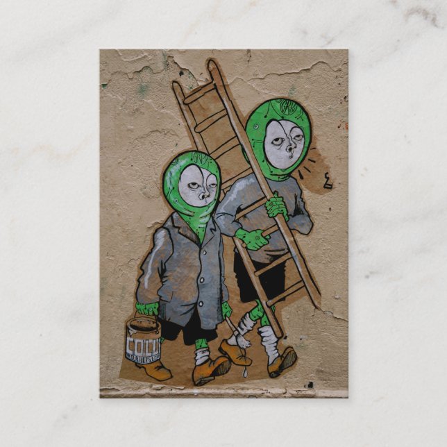 Byggnation och reparation av affärskort visitkort (Framsida)