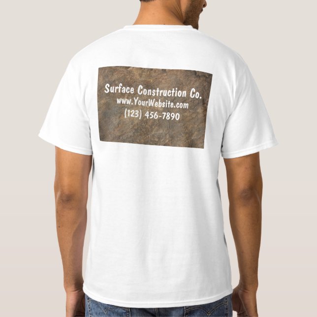 Byggnationskjortor T-shirt (Baksida)