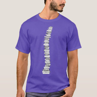 Byggradskodon för ryggrad bok Älskare T Shirt