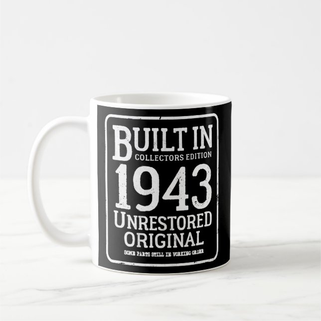 Byggt 1943 Vintagens födelsedag 79 Kaffemugg (Vänster)