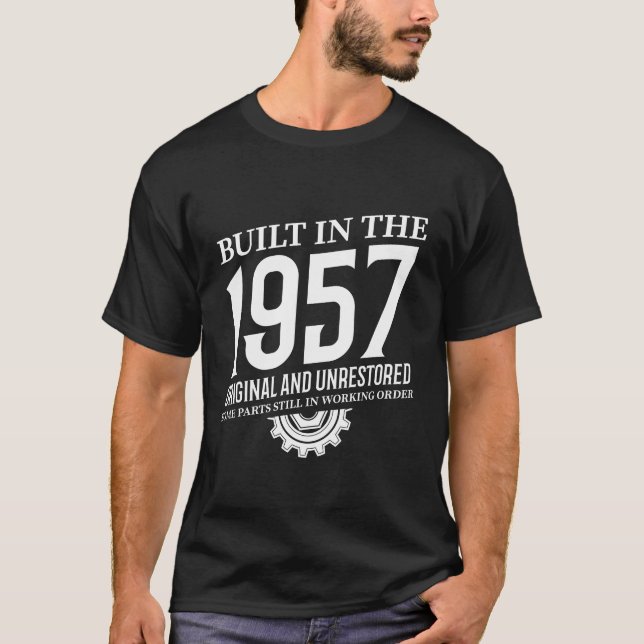 Byggt 1957 t shirt (Framsida)