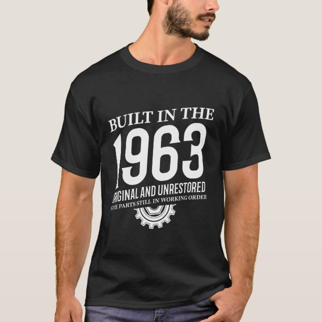 Byggt 1963 t shirt (Framsida)