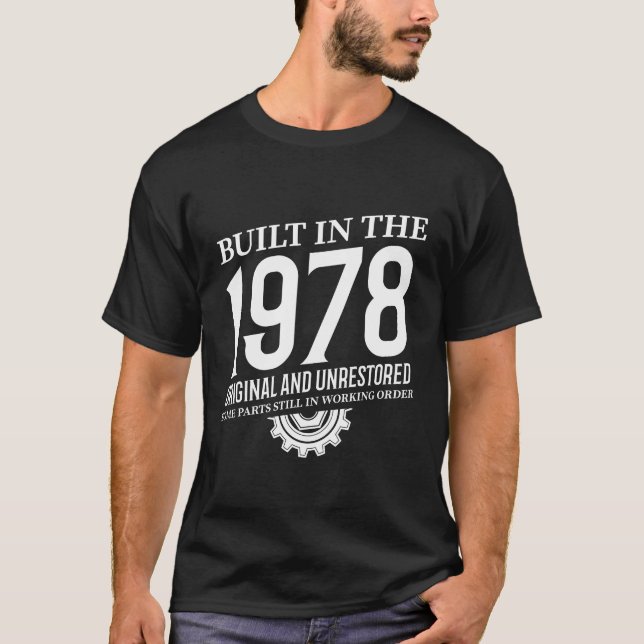 Byggt 1978 t shirt (Framsida)
