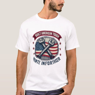 Byggt amerikansk Tuff T Shirt