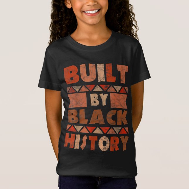 Byggt av Black History african American pride mana T Shirt (Framsida)