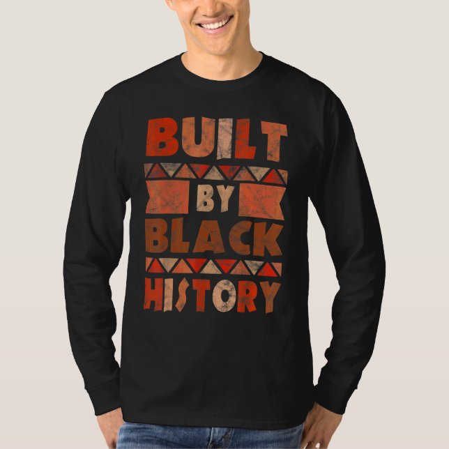 Byggt av Black History African American Pride Mana T Shirt (Framsida)