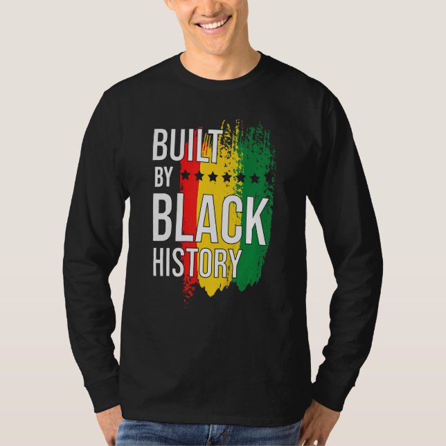 Byggt av Black History Blackity Black T Shirt (Framsida)