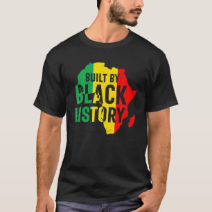 Byggt av Svart historik Melanin Black History Måna T Shirt