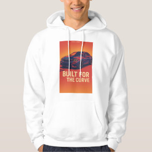 Byggt för Poster Kurva - Futuristiska för sportbil Hoodie