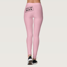 Byggt för svart rosa leggings