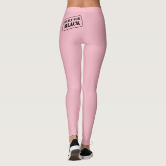 Byggt för svart rosa leggings