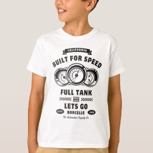 Byggt för t-shirt, Speed Demens Tävla T Shirt