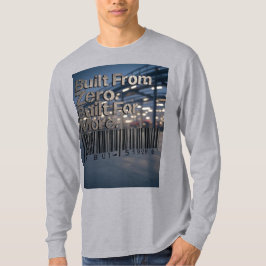 Byggt från noll, skannad för mer t shirt