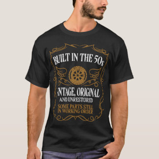 Byggt i femtioårsåldern, ursprungliga oåterställda t shirt